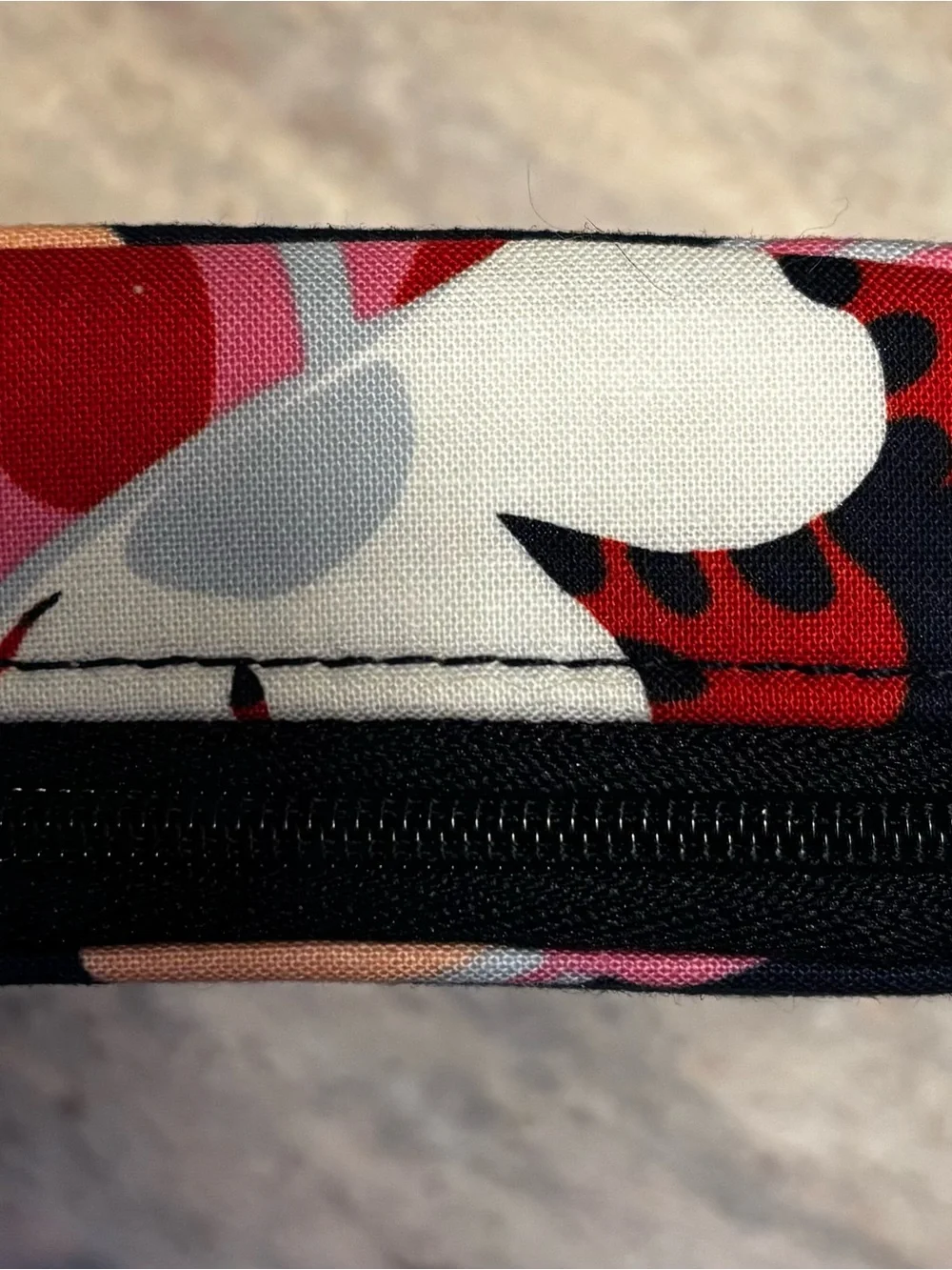 Vera Bradley Pink Red Navy Floral Travel Pill Case